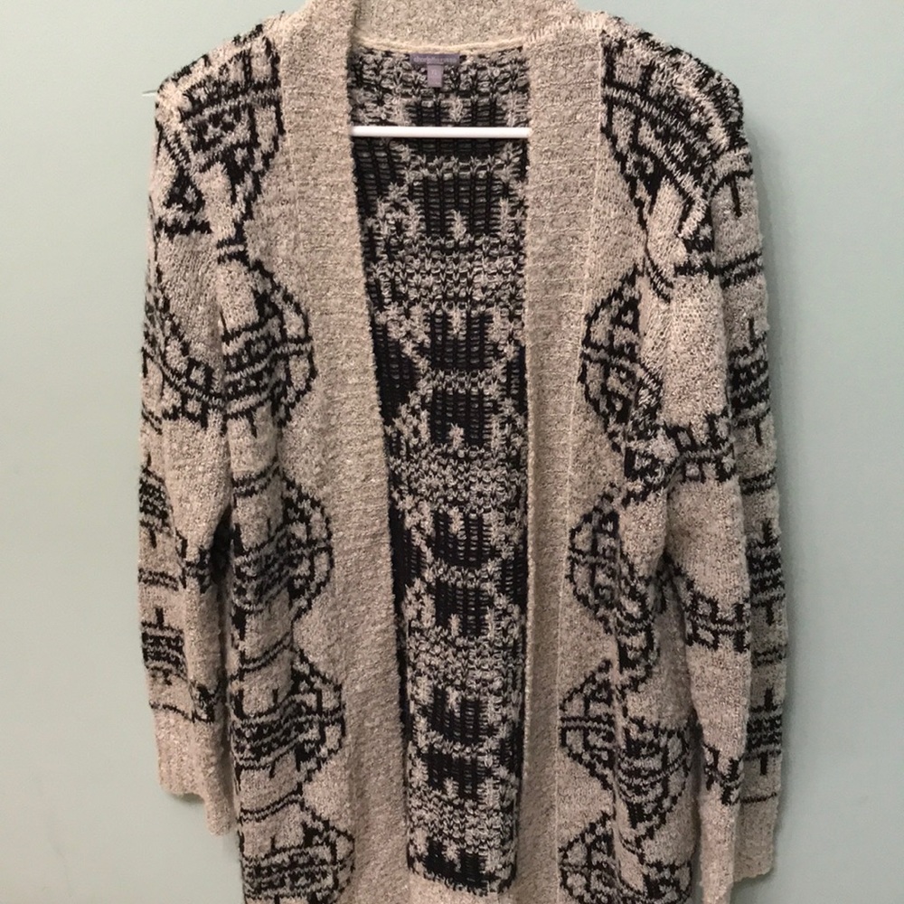 Charlotte Russe long patterned cardigan
